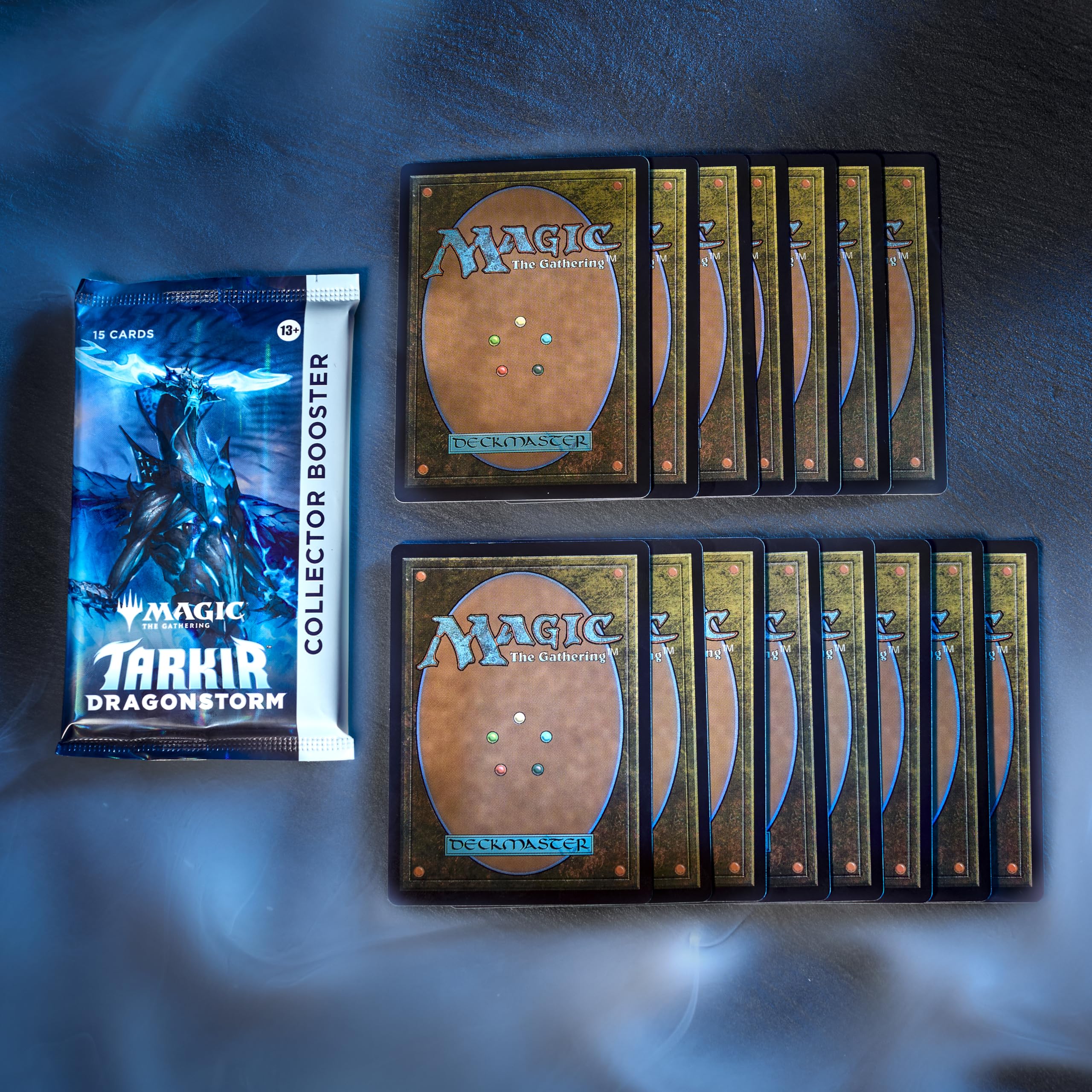 Magic Tarkir Dragonstorm serialized headliner card with exclusive art