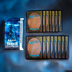 Magic Tarkir Dragonstorm serialized headliner card with exclusive art
