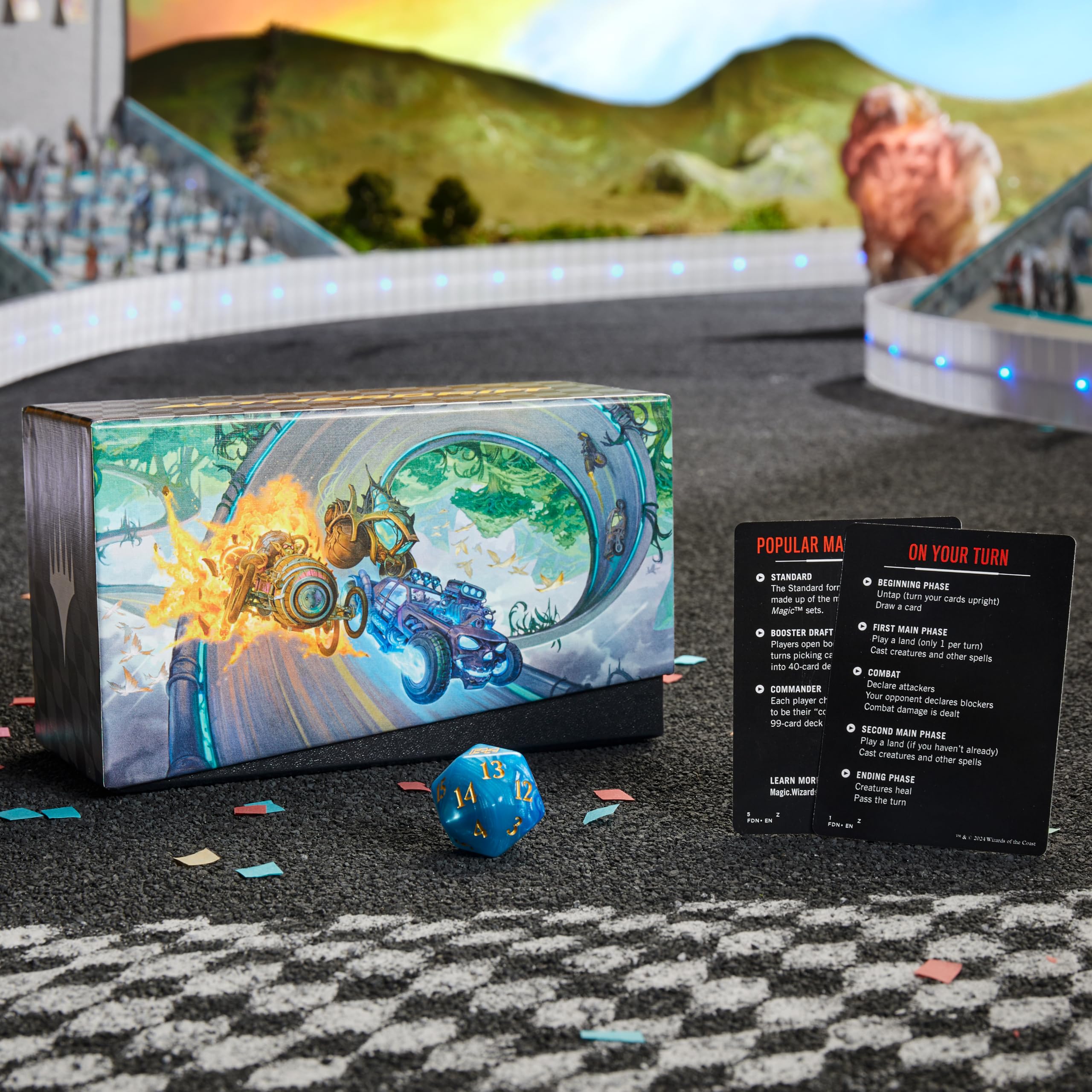 Magic: The Gathering Aetherdrift Bundle nine boosters deliver diverse openings and strategy options.