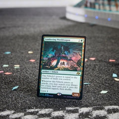 Magic: The Gathering Aetherdrift Bundle card storage box keeps decks organized.