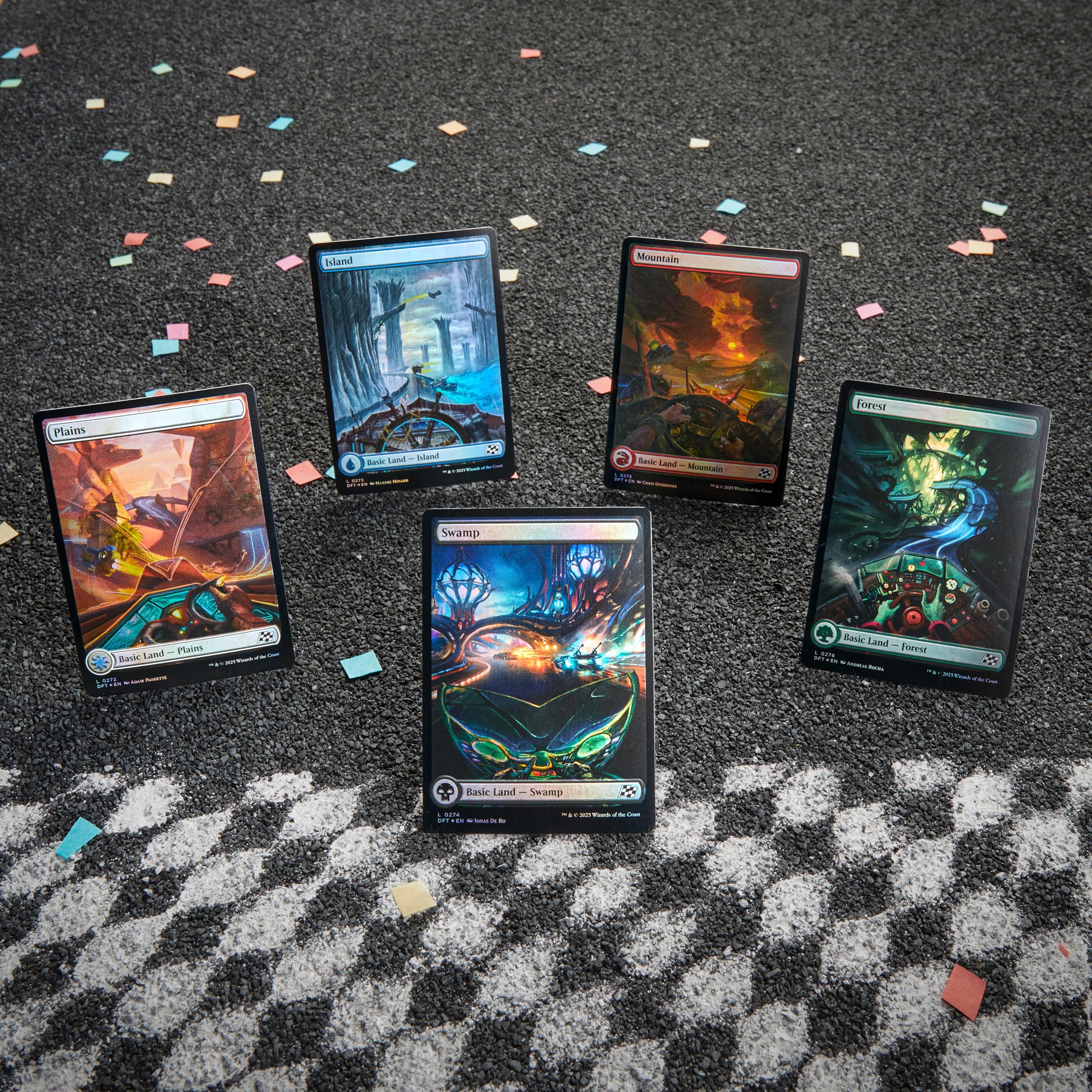 Magic: The Gathering Aetherdrift Bundle reference cards for quick rules checks.