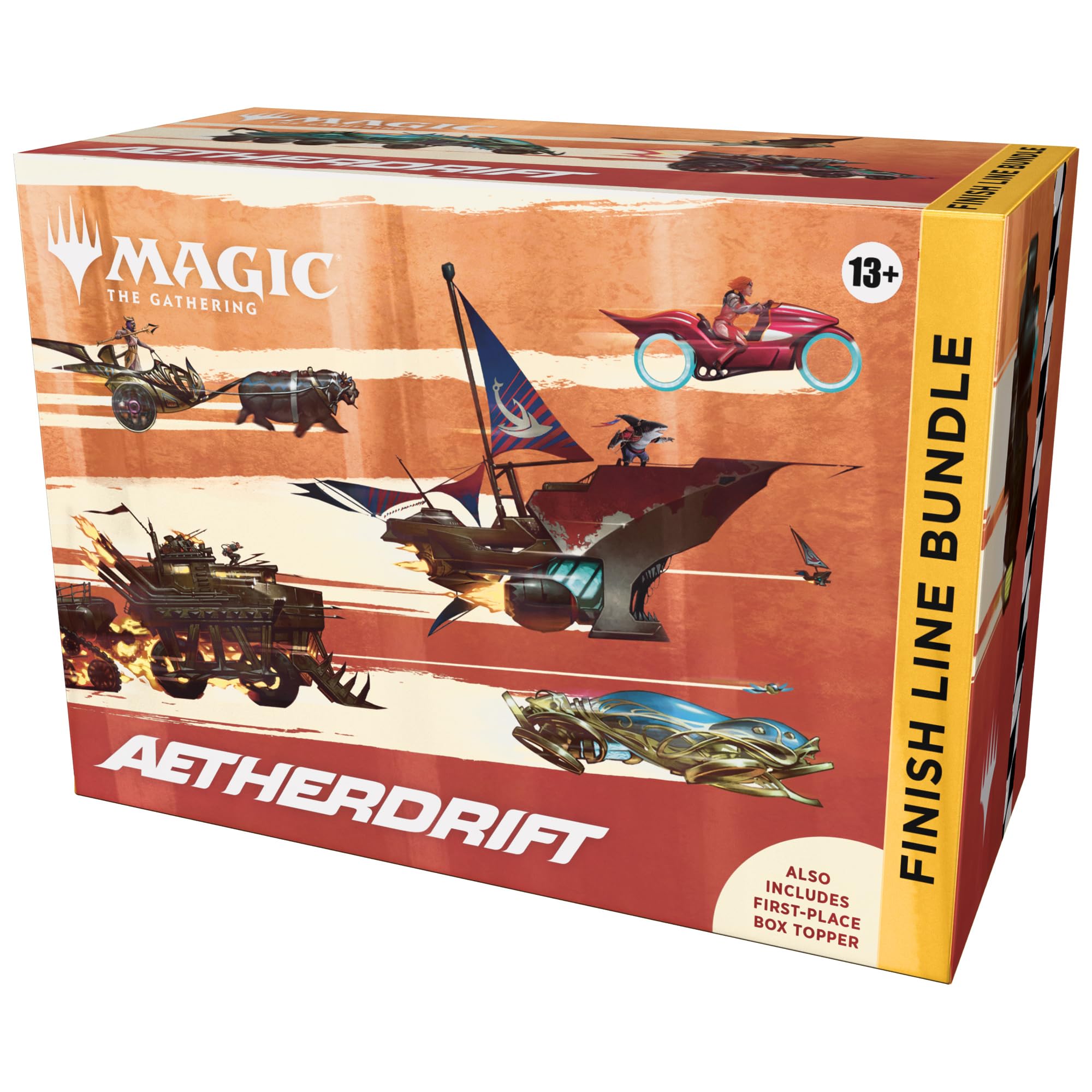Magic: The Gathering Aetherdrift Finish Line Bundle box showing premium packaging for collectors