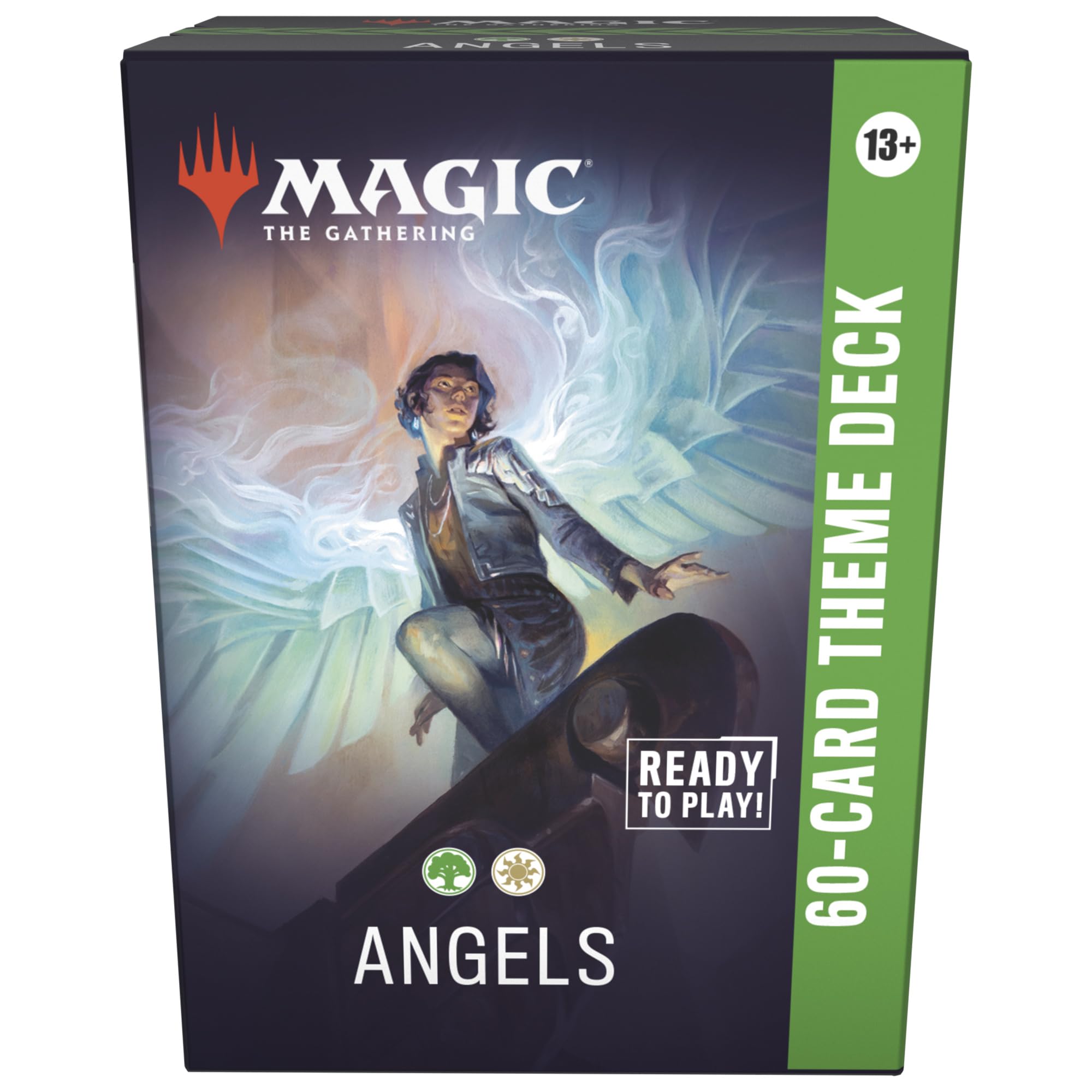 Magic: The Gathering Angels 60-card deck front view, ready for quick setup.