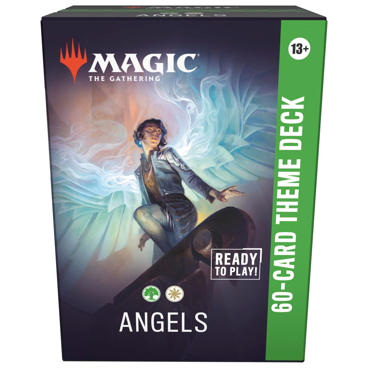 Magic: The Gathering Angels 60-card deck front view, ready for quick setup.
