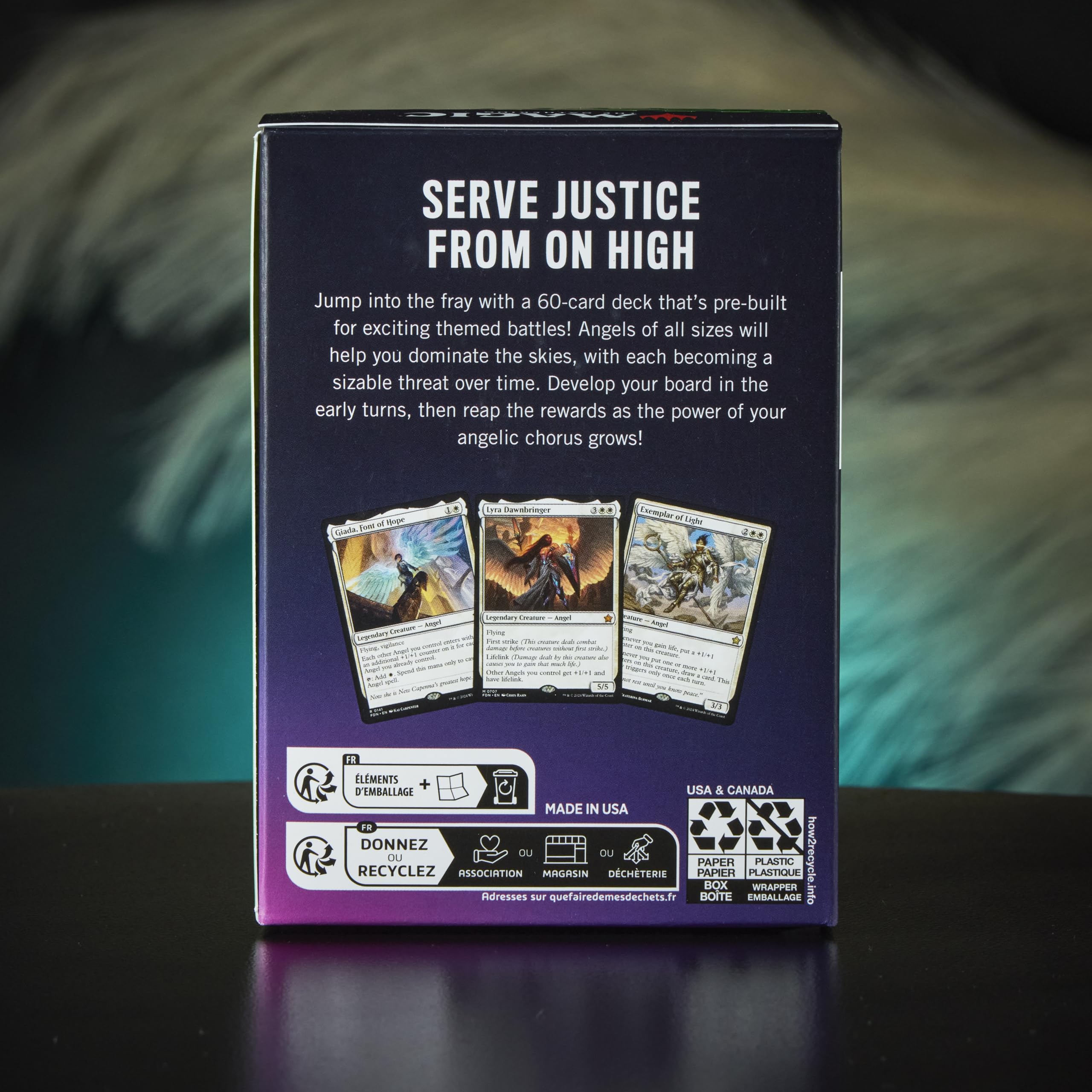 Magic: The Gathering Angels card back showing cohesive theme design.