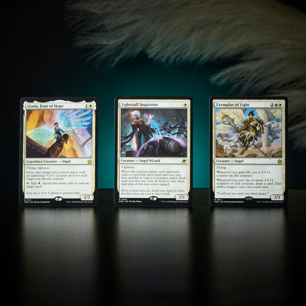Magic: The Gathering Angels reference card for quick rules lookups.