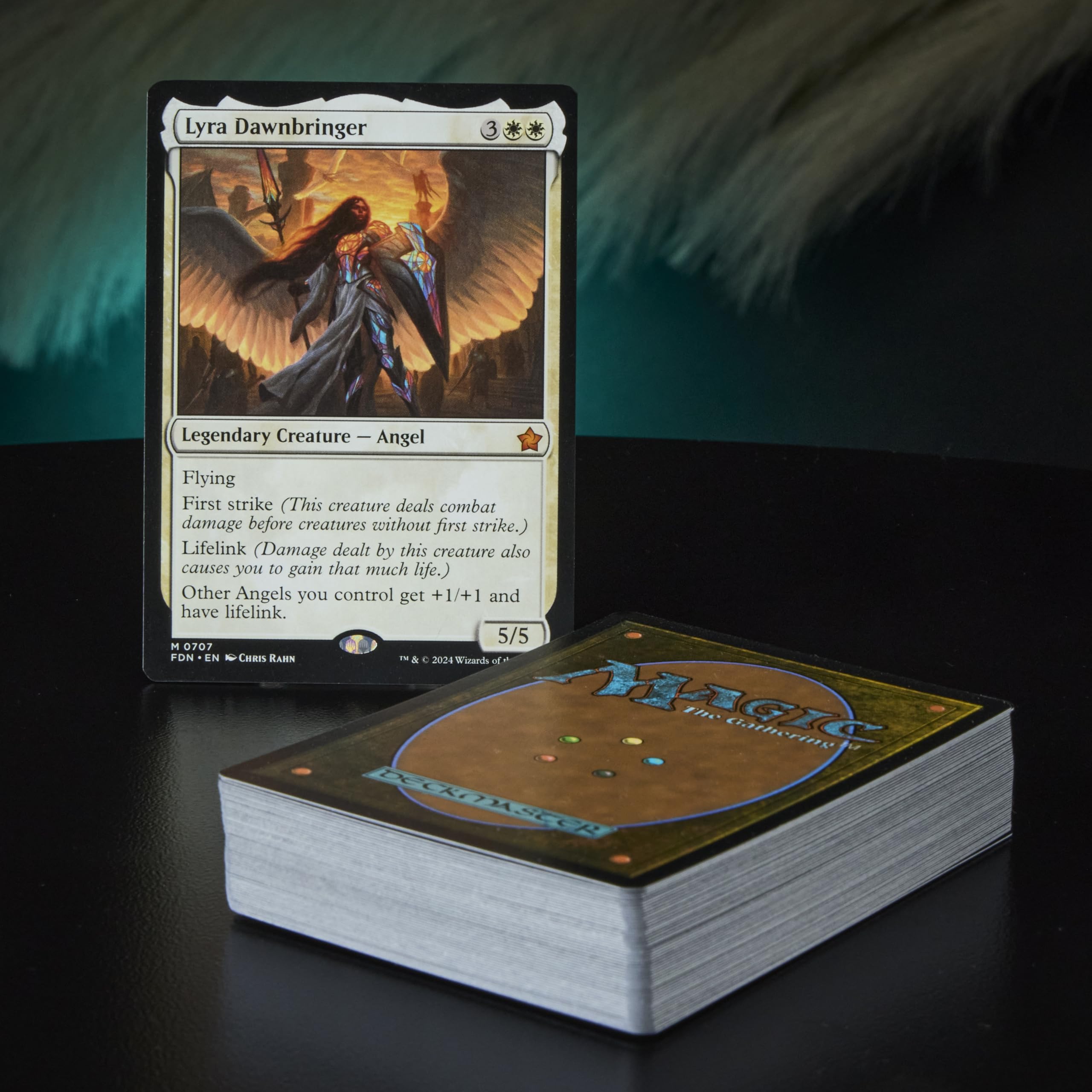 Magic: The Gathering Angels token cards for tracking battlefield changes.