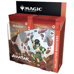 Magic: The Gathering Avatar: Last Airbender collector booster box front view, ideal for display and collection.
