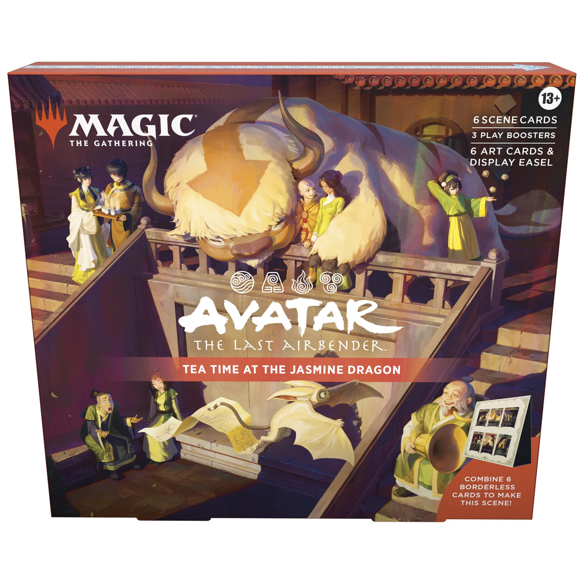 Magic: The Gathering Avatar Scene Box 2—Tea Time at Jasmine Dragon, ideal for display and deck-building inspiration.