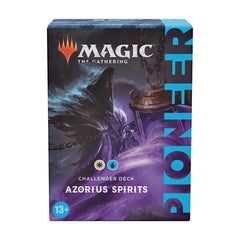 Magic: The Gathering Azorius Spirits deck-box shows organized storage for 75 sleeved cards.