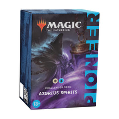 Magic: The Gathering Azorius Spirits sleeved-cards panel suggests easy setup and transport.