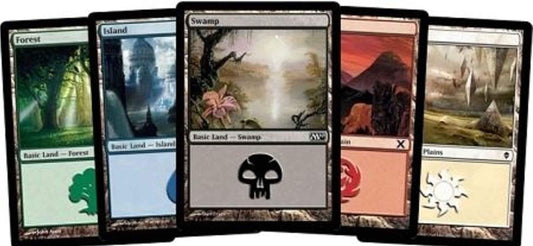Magic: The Gathering basic lands collection – 100 Plains for reliable mana.