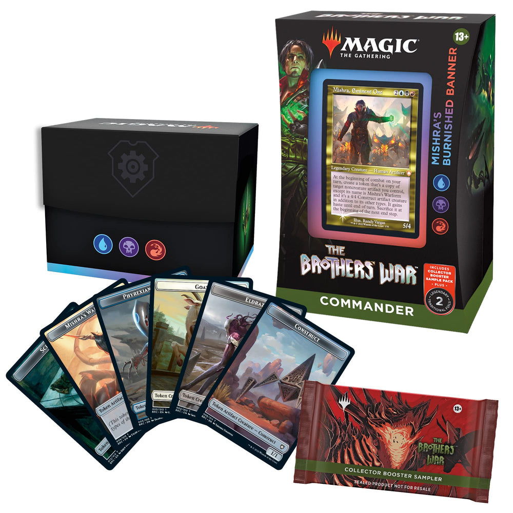 Magic The Gathering Collector Booster Sample Pack showing rare and foil options