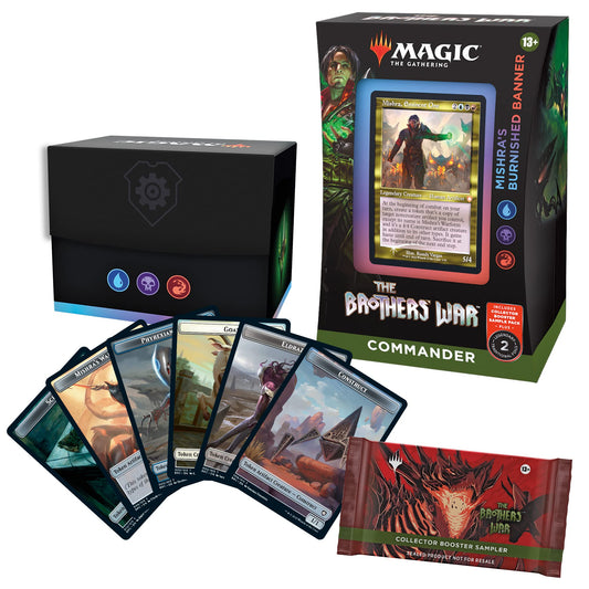 Magic The Gathering Collector Booster Sample Pack showing rare and foil options