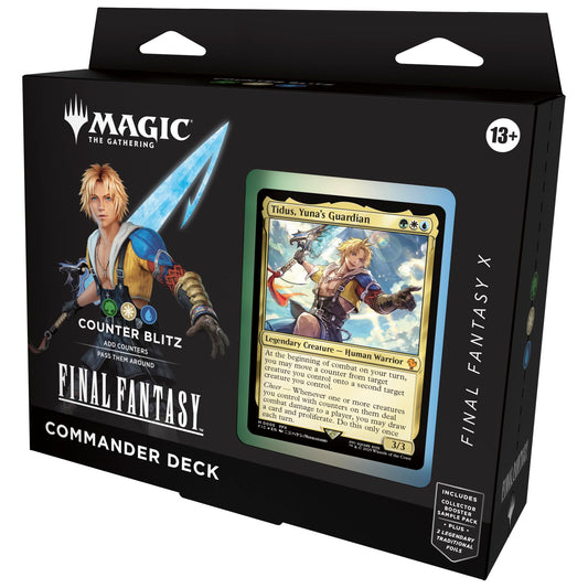 Magic: The Gathering Counter Blitz Final Fantasy X deck with new art for epic Commander battles