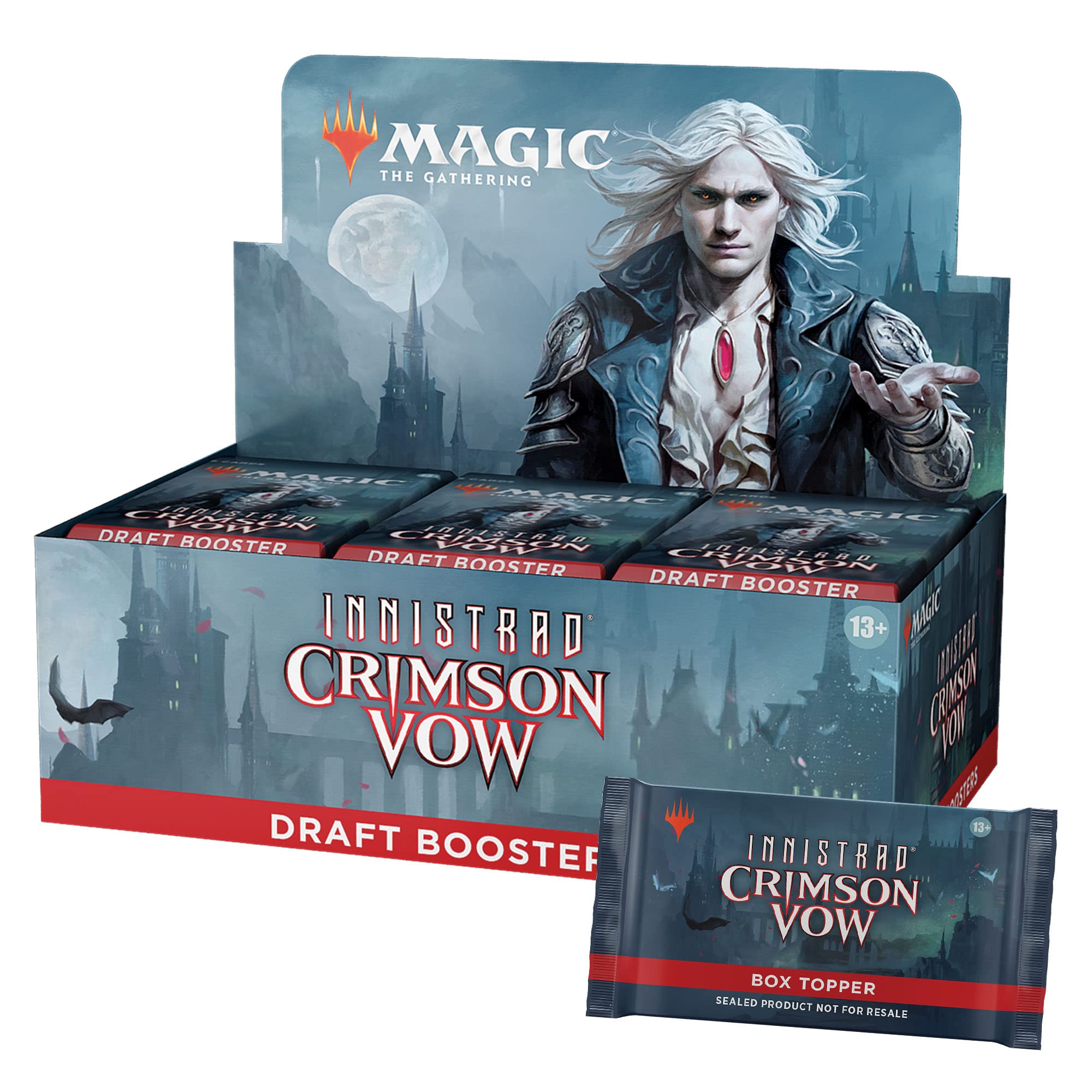 Magic: The Gathering Innistrad Crimson Vow draft booster box for epic drafting nights.