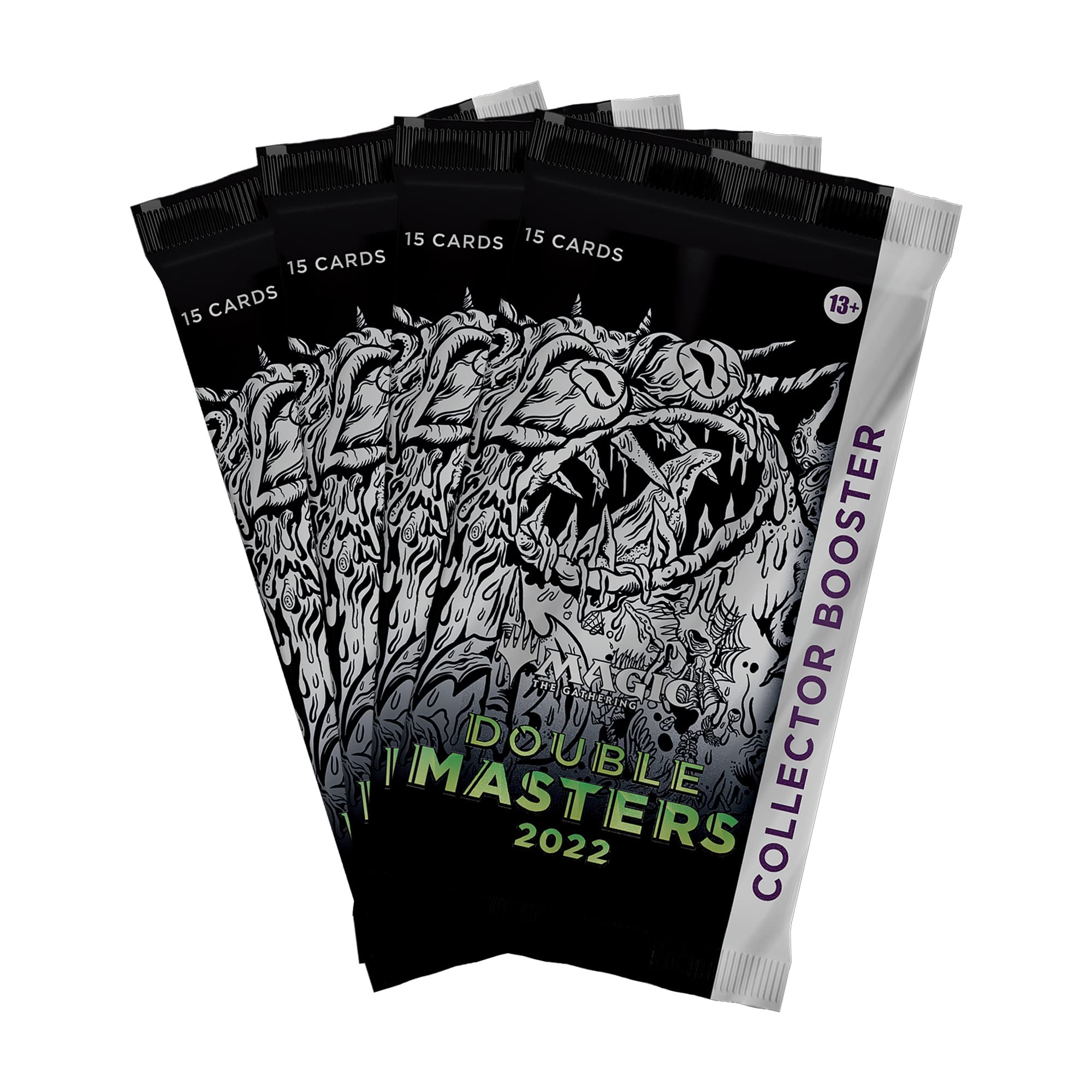 Magic: The Gathering DM22 foil token highlighting foil accents and play options