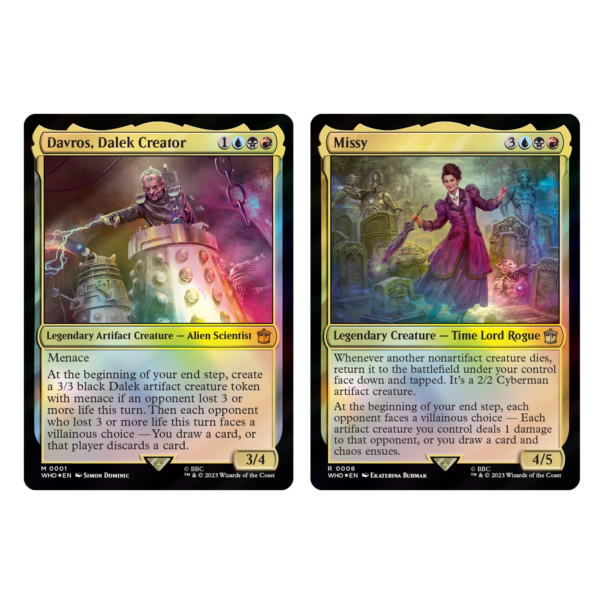 Magic The Gathering foil-etched display commander showcases premium art and leadership
