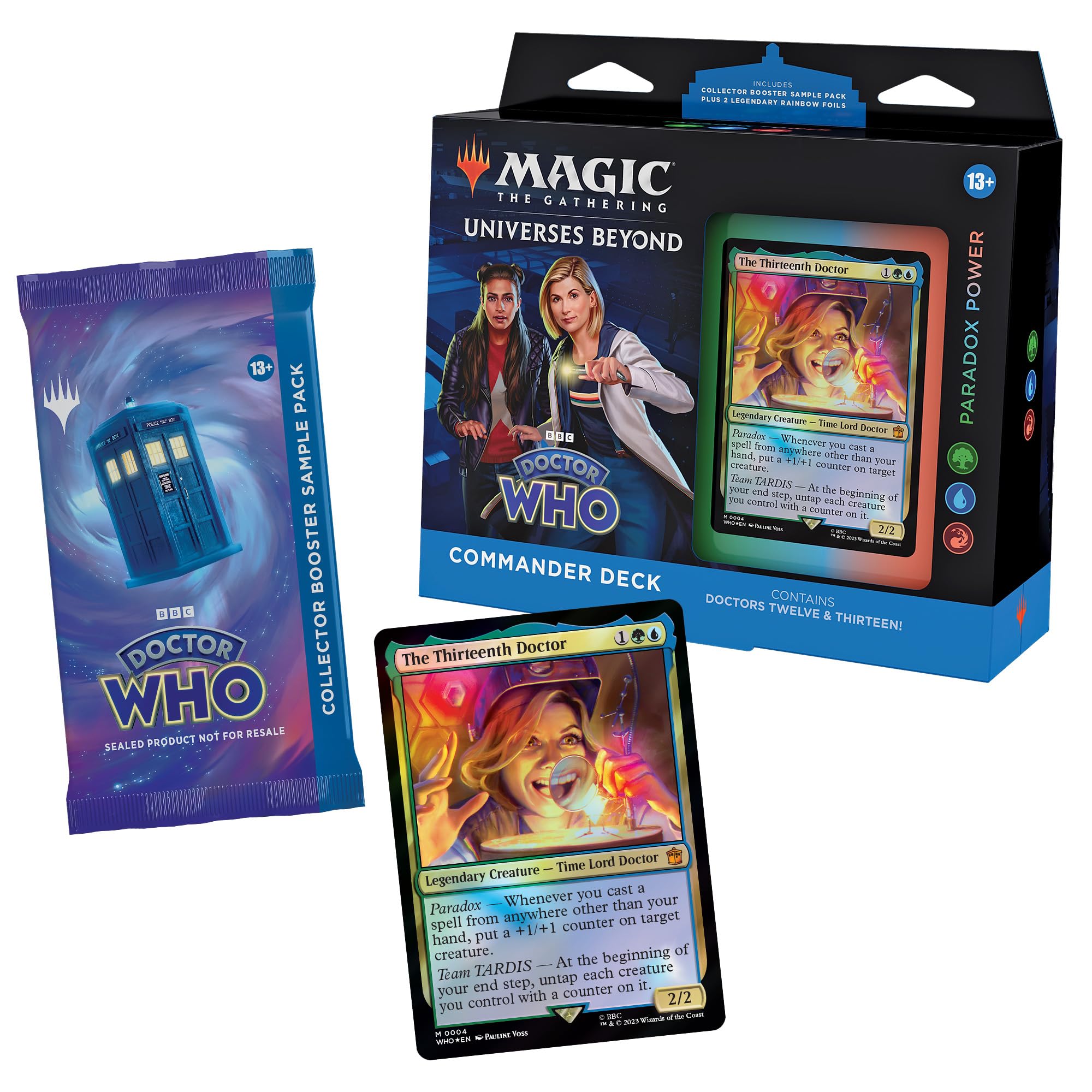 Magic: The Gathering Doctor Who Paradox Power commander card shown for bold attacks.
