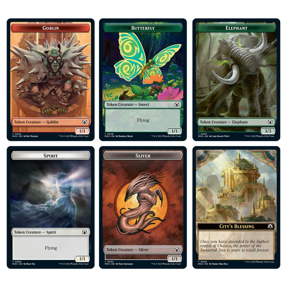 Magic: The Gathering double-sided tokens support versatile battlefield plans.