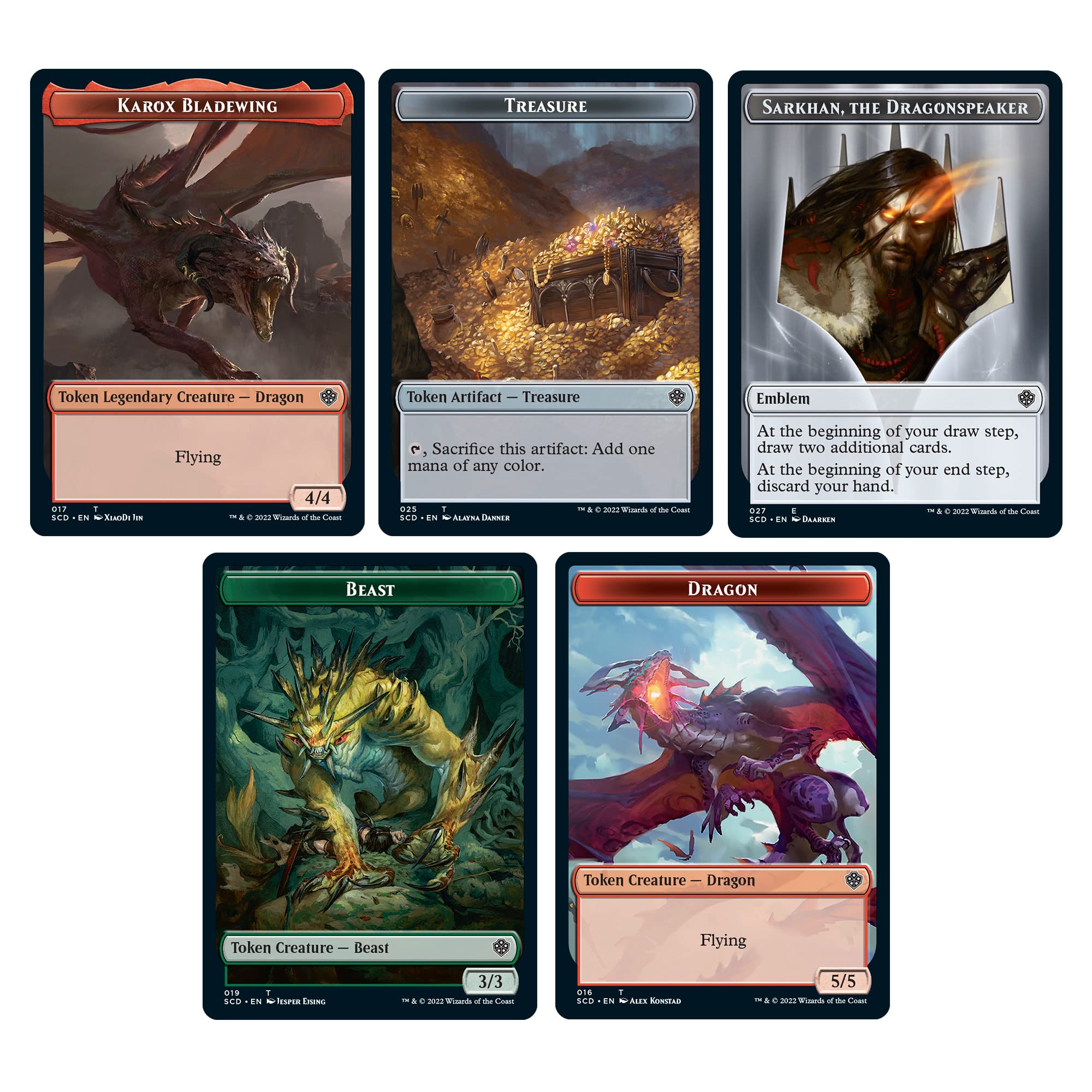 Strategy card helps new players learn the format for Magic: The Gathering Draconic Destruction.