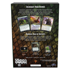 Magic: The Gathering Draconic Rage deck box keeps sleeved cards organized and portable.