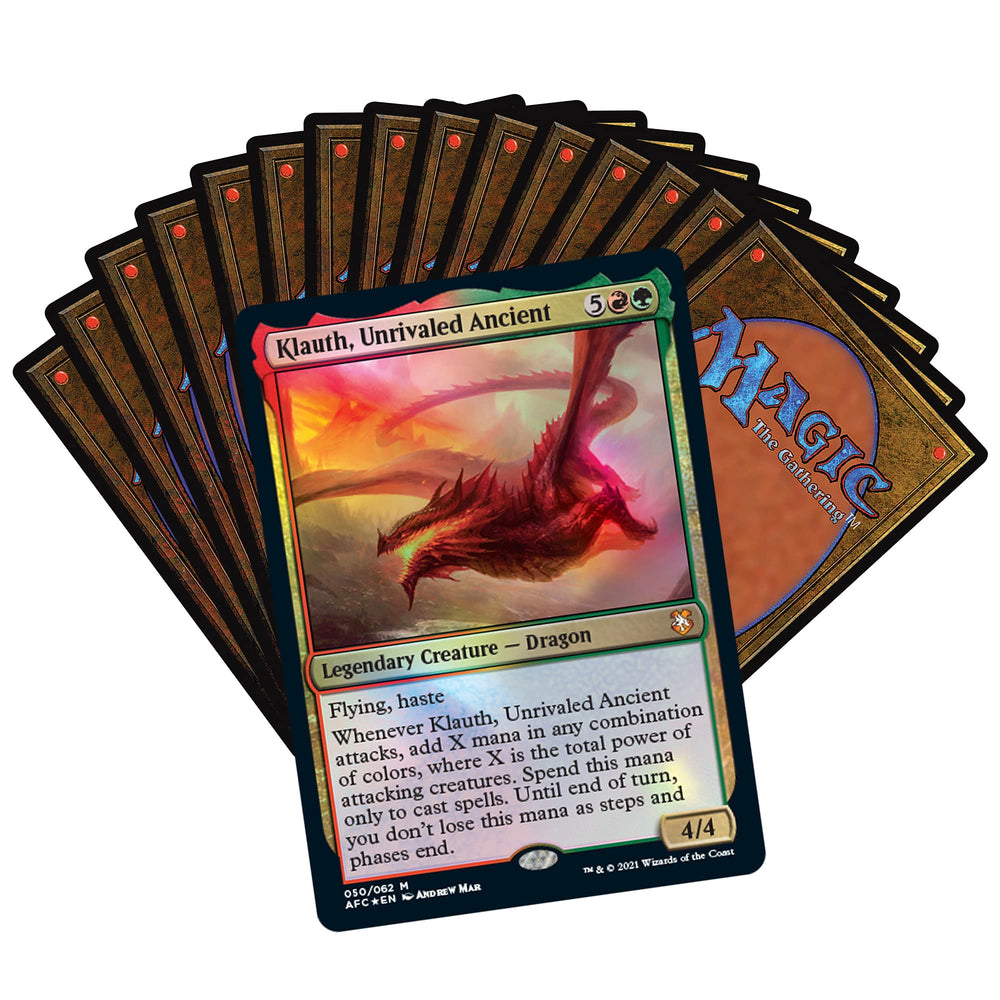Magic: The Gathering Draconic Rage double-sided tokens for flexible combat options.