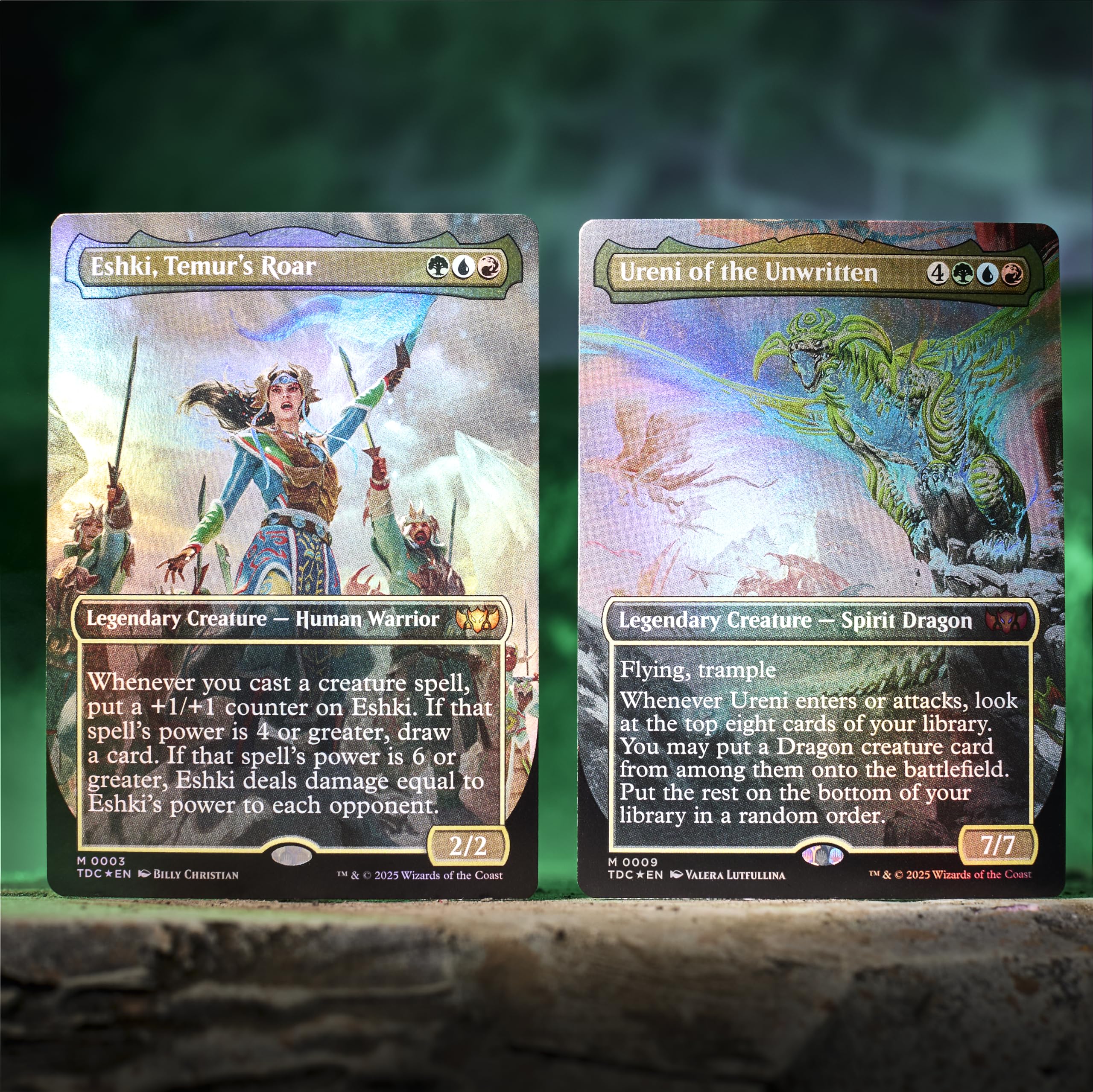 Magic: The Gathering Dragonstorm collector booster sample pack reveals rare Tarkir pulls.