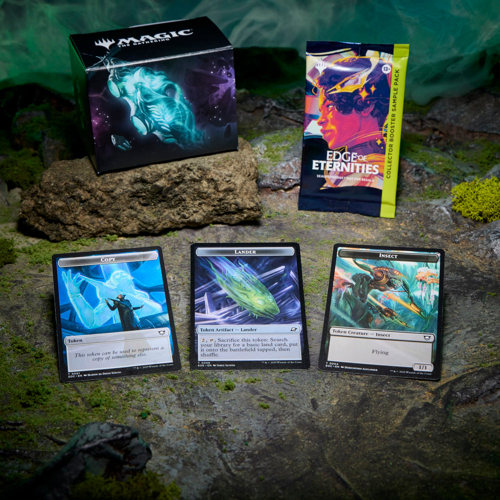 Magic: The Gathering World Shaper token cards add versatile battlefield markers.