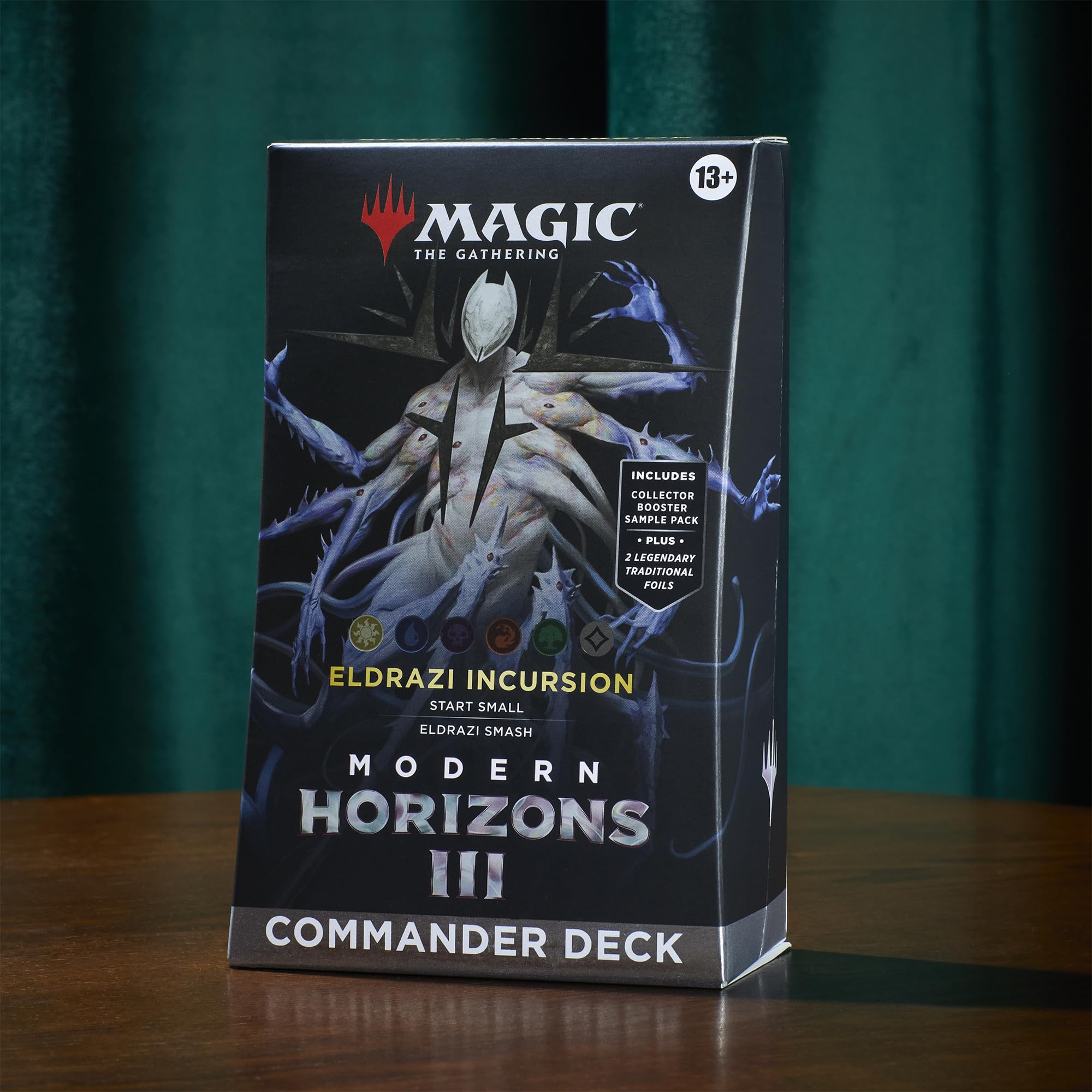 Magic: The Gathering Eldrazi Incursion display commander foil-etched border enhances collectible presentation