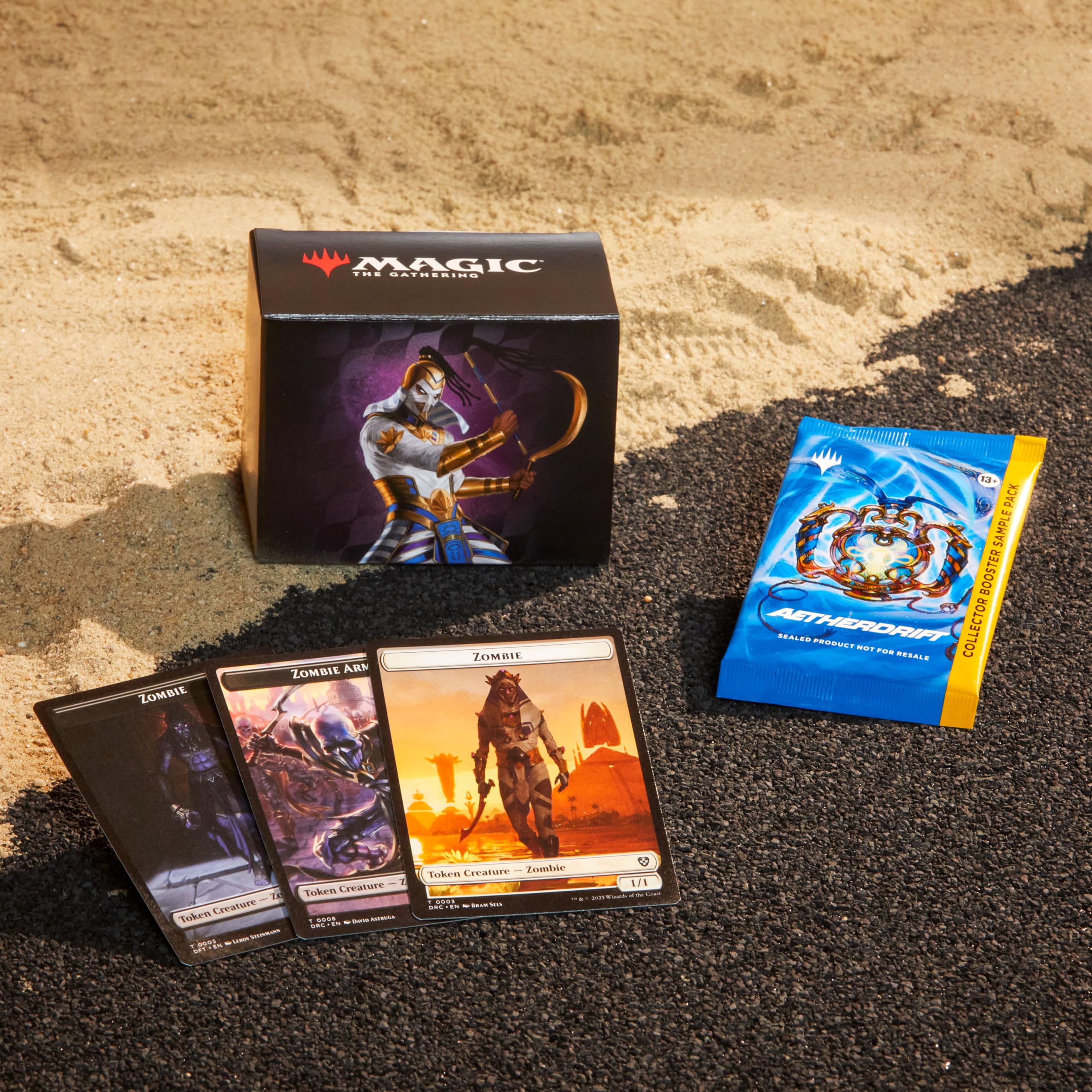 Magic: The Gathering Eternal Might deck box, secure storage for sleeved cards.