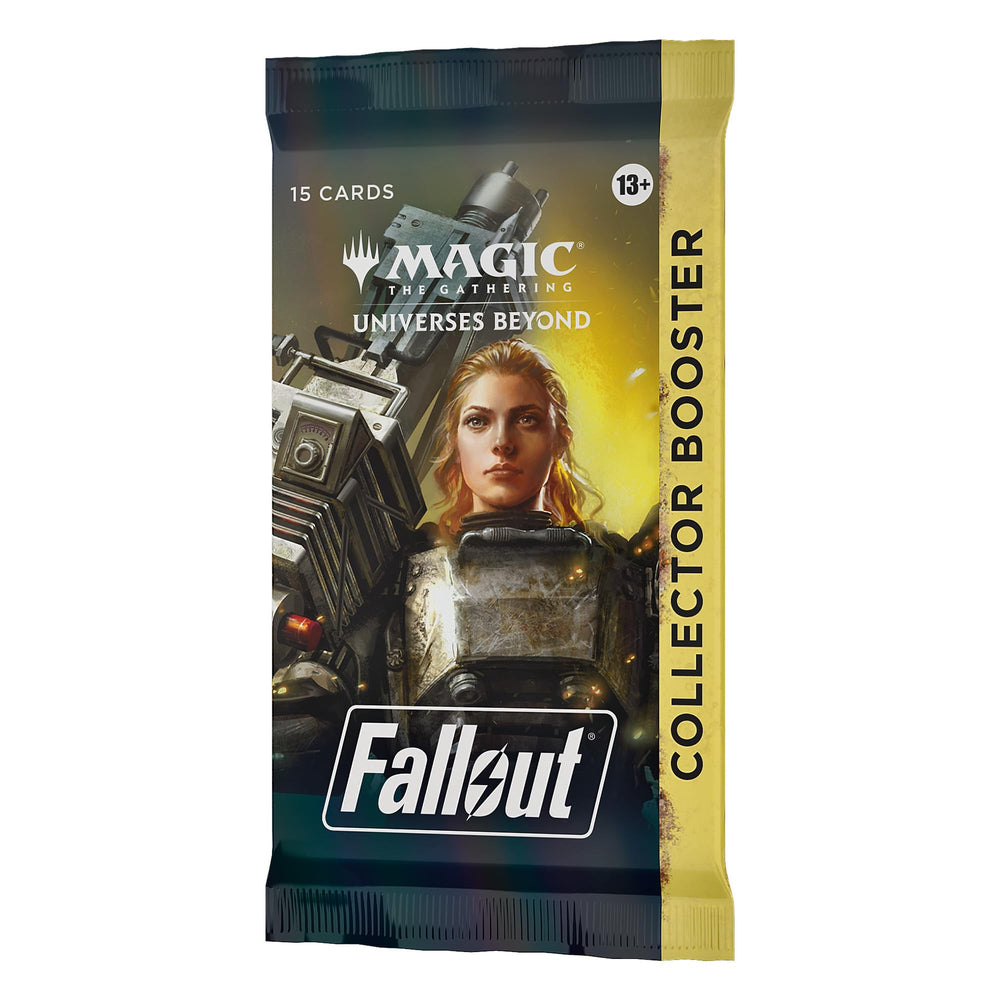 Magic: The Gathering Fallout Collector Booster vault art highlights post nuclear visuals for collectors.