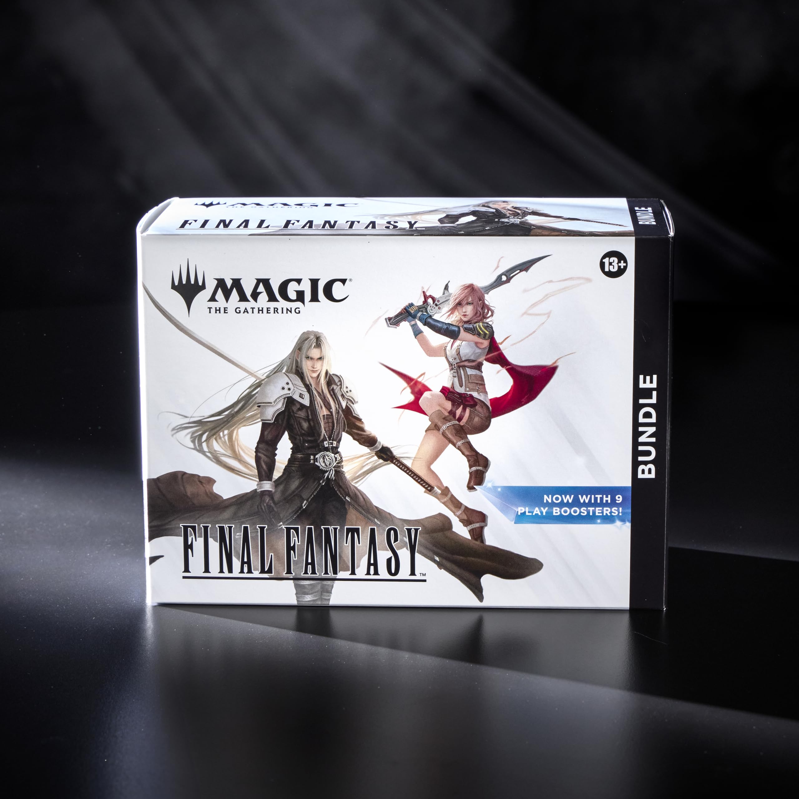 Display of Final Fantasy boosters from the Magic: The Gathering bundle for drafting and collection.