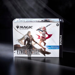 Display of Final Fantasy boosters from the Magic: The Gathering bundle for drafting and collection.