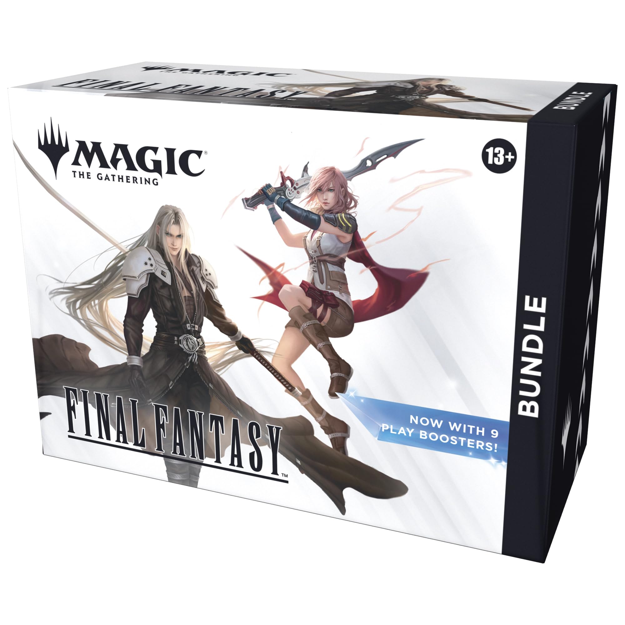 Magic: The Gathering Final Fantasy bundle cover art with iconic characters and vibrant fantasy scenery.