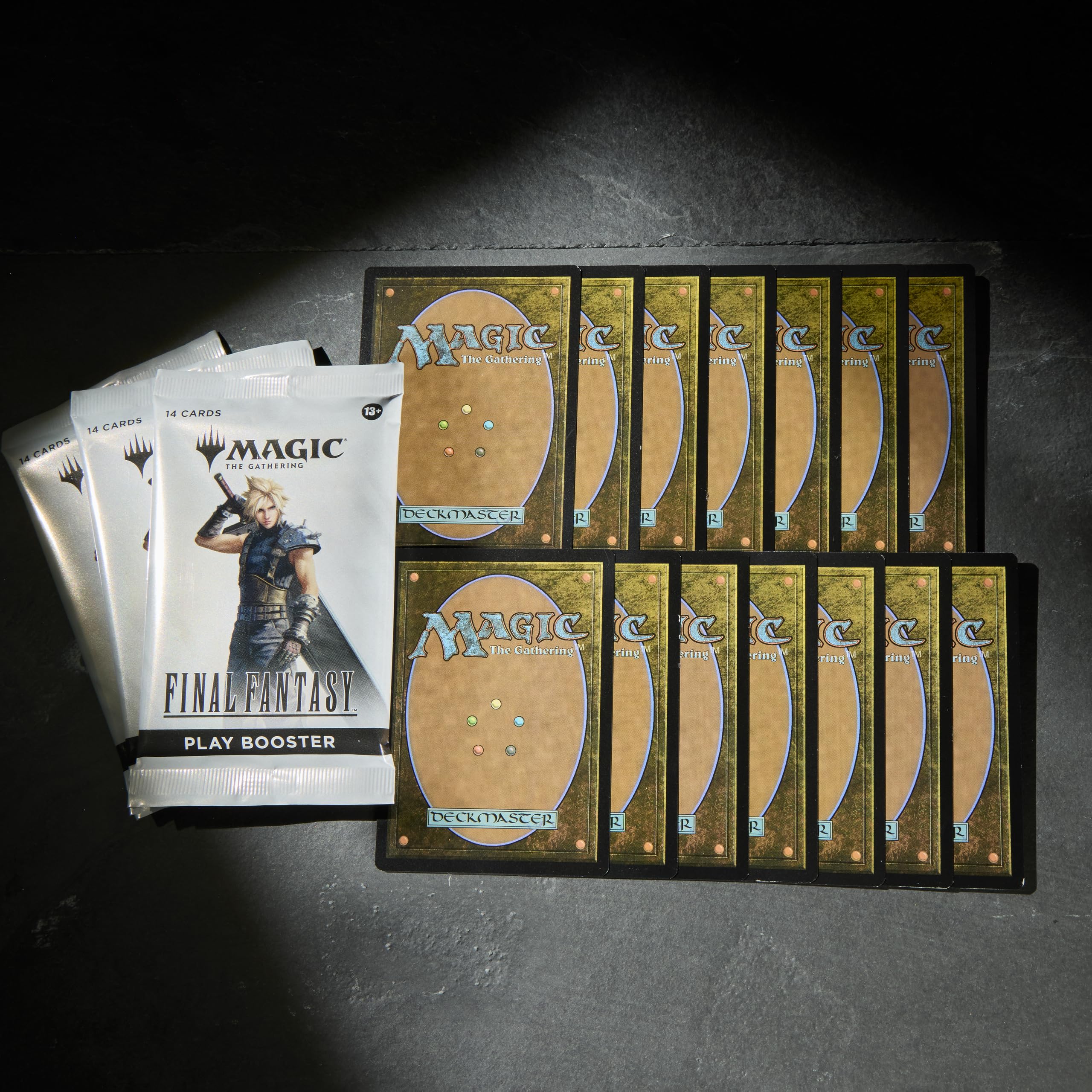 Magic: The Gathering Final Fantasy Play Booster Chocobo motif—adds thematic flair to your tabletop