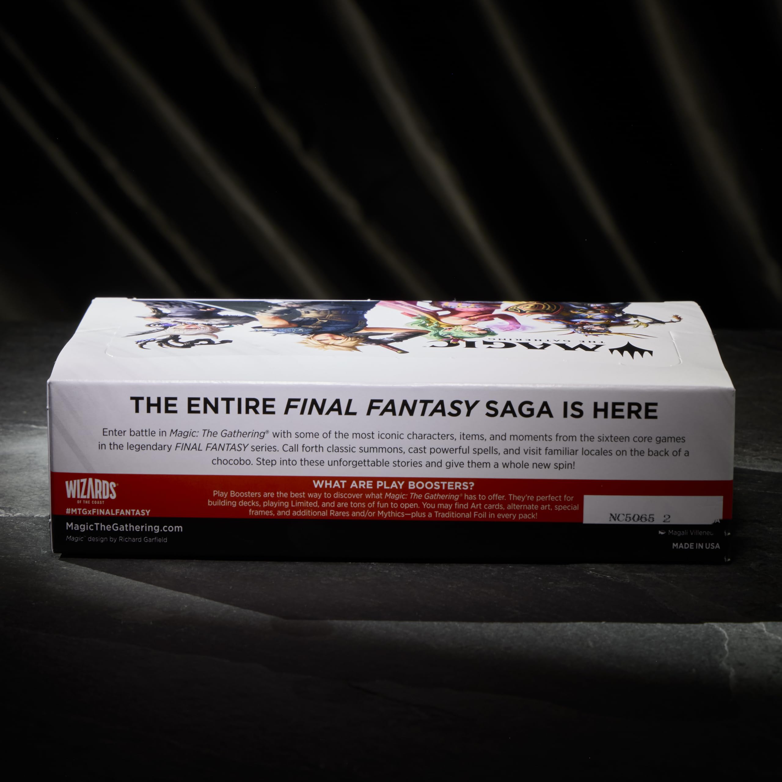 Magic: The Gathering Final Fantasy Play Booster Land Card—foil lands appear in select packs