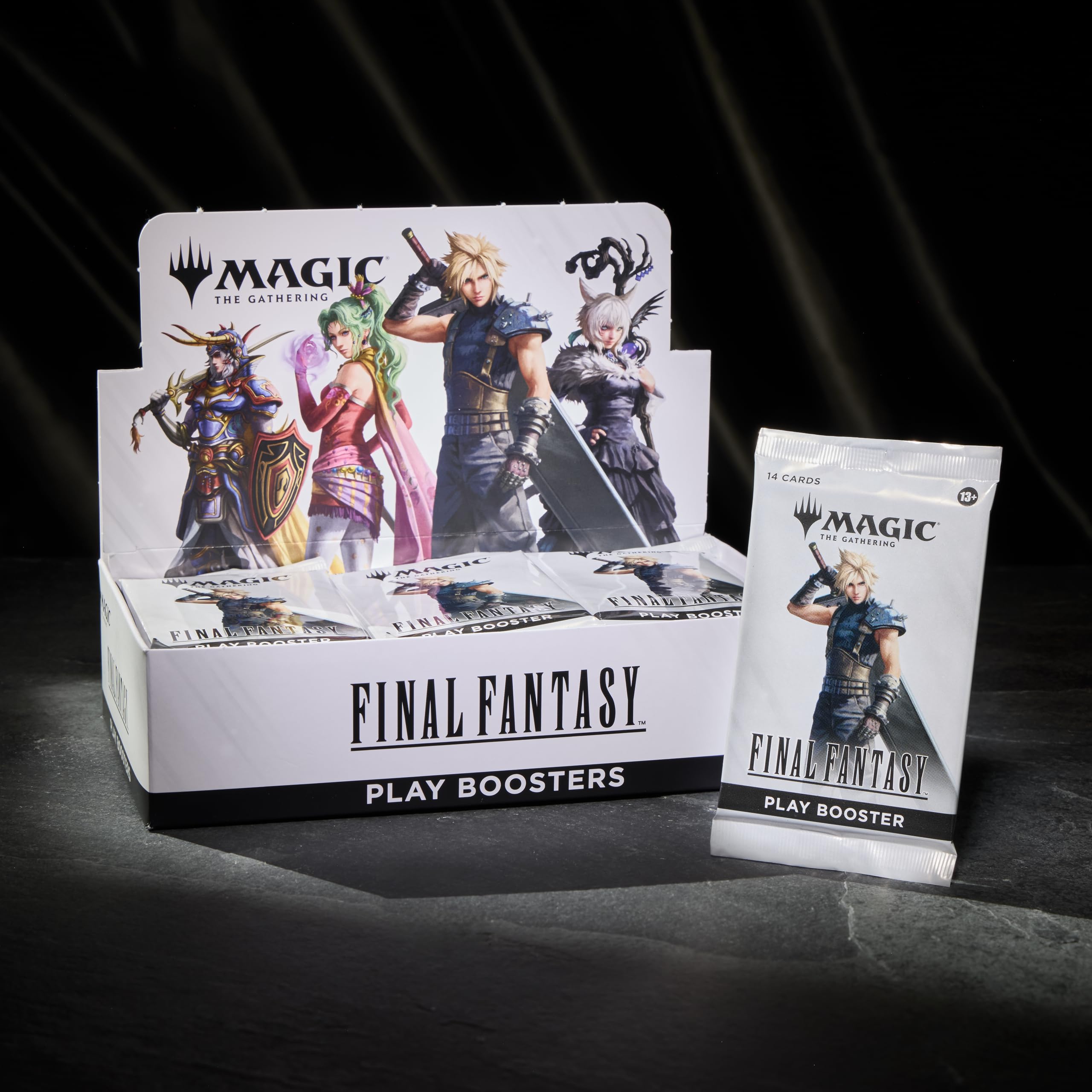 Magic: The Gathering Final Fantasy Play Booster Rare Card—boosts collection variety and card options