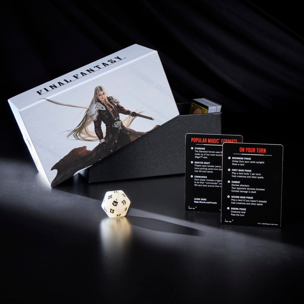 Final Fantasy reference cards for quick table-side rules guidance in MTG