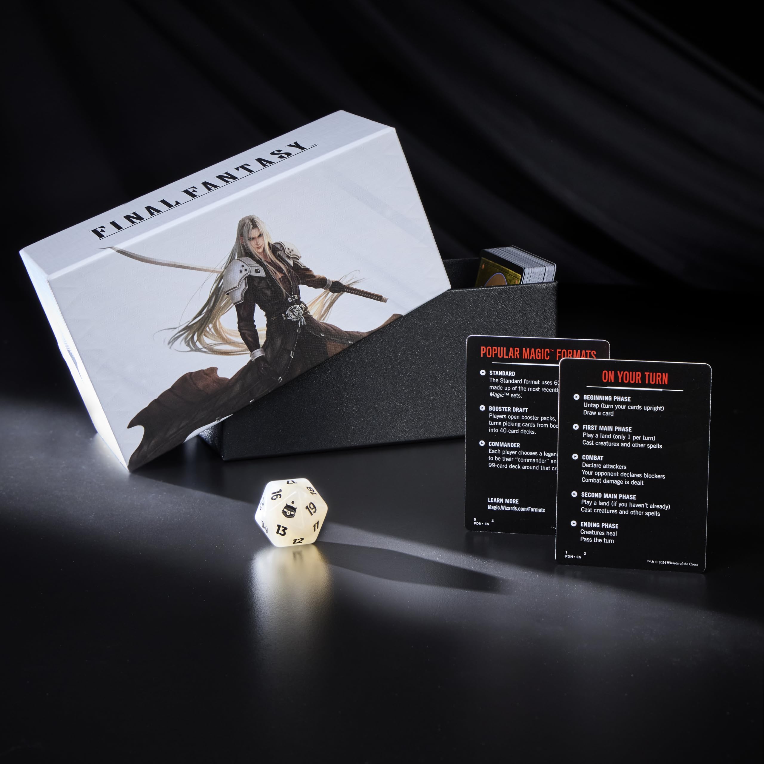 Final Fantasy reference cards for quick table-side rules guidance in MTG