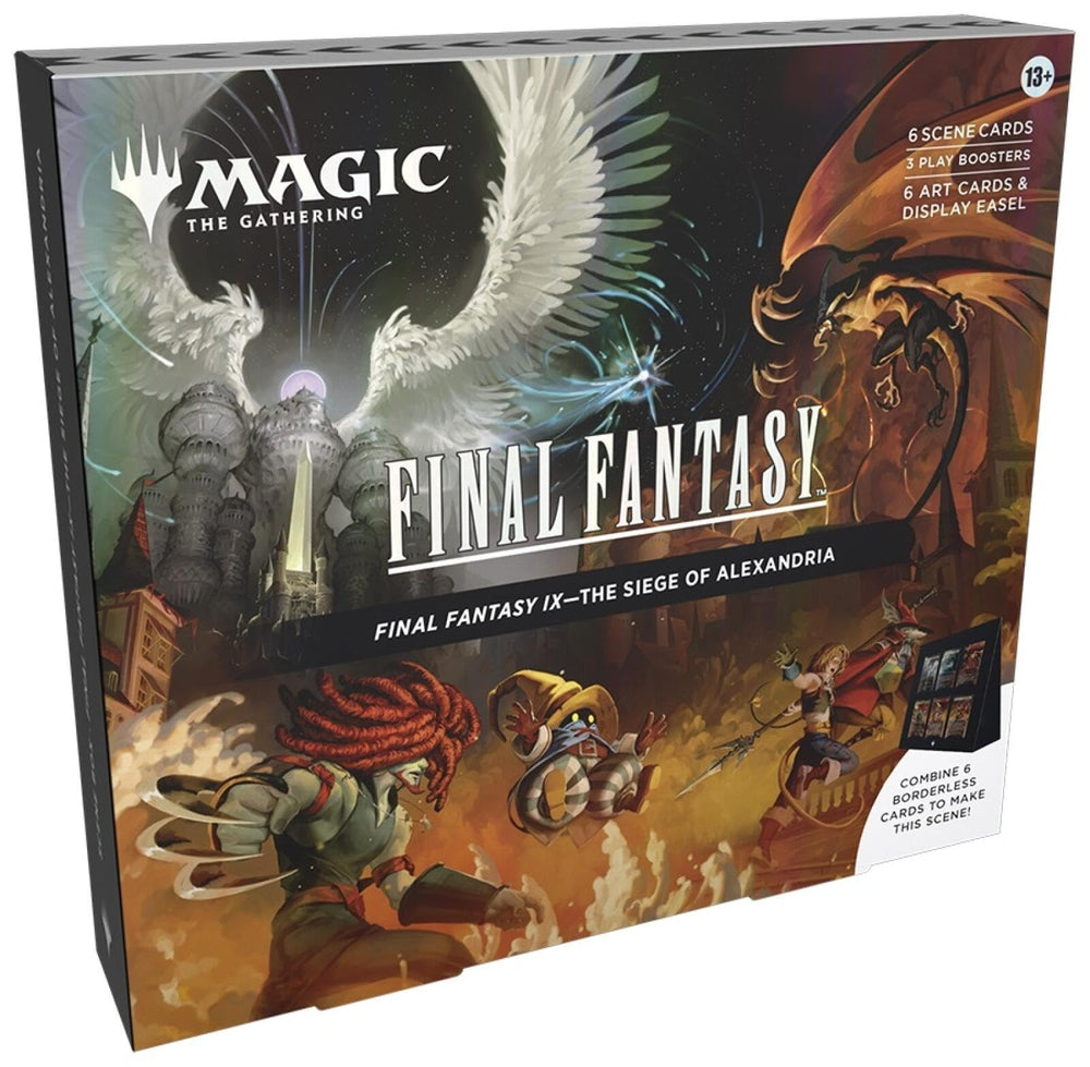 Magic: The Gathering Final Fantasy IX Siege of Alexandria scene for display and play