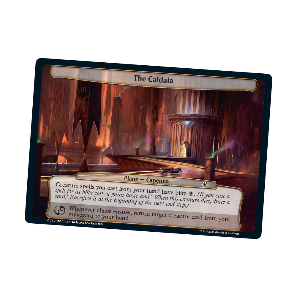 Magic: The Gathering Growing Threat collector booster sample pack with rare and foil cards