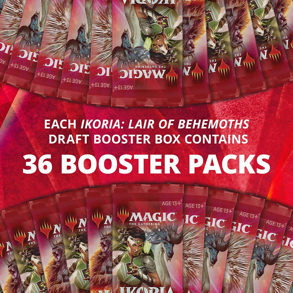 Magic: The Gathering Ikoria booster packs showcase diverse cards for drafting sessions