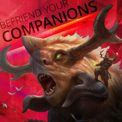 Magic: The Gathering Ikoria companion mechanic image highlights a strategic ally feature