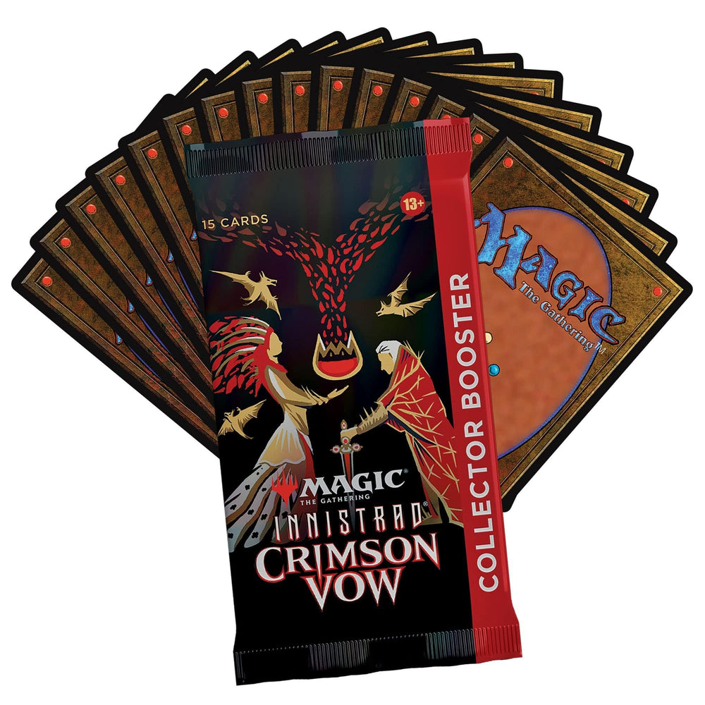 Magic: The Gathering Innistrad Crimson Vow foil token in booster enhances play and display.