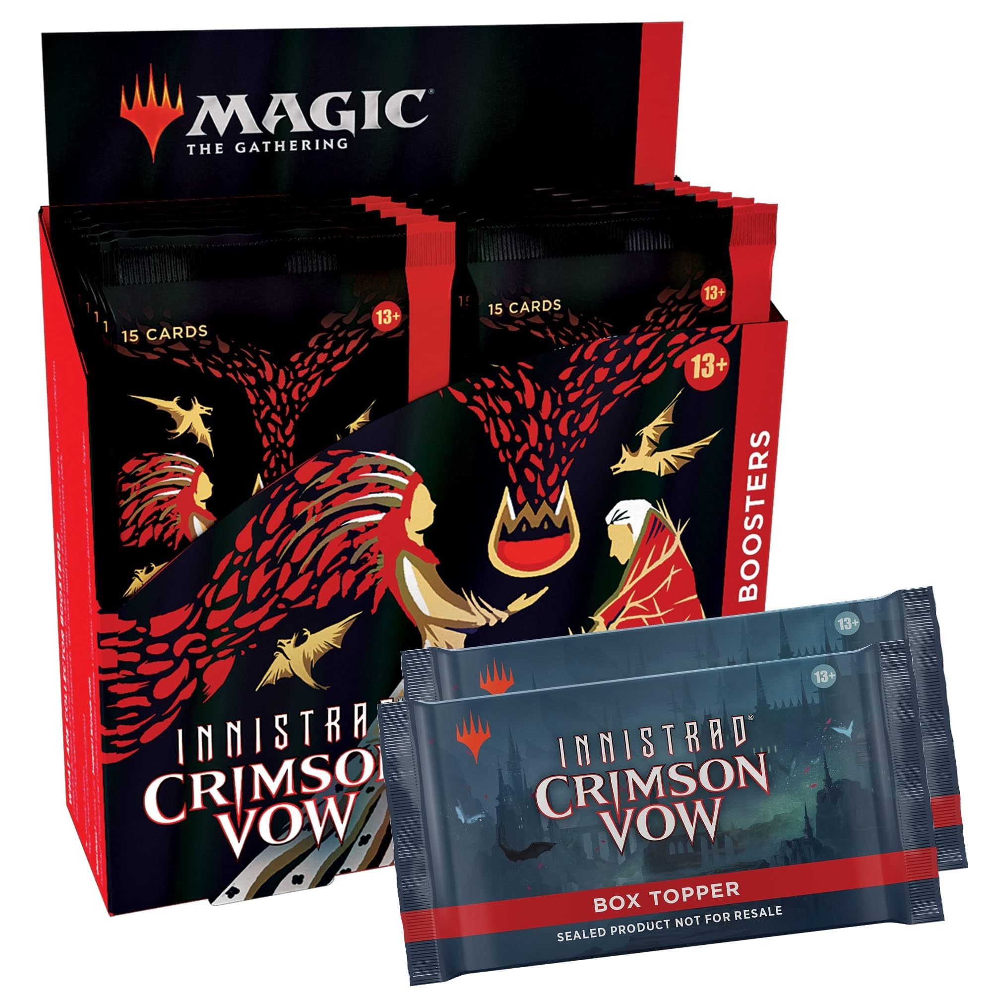 Magic: The Gathering Innistrad Crimson Vow pack artwork invites display and gifting.