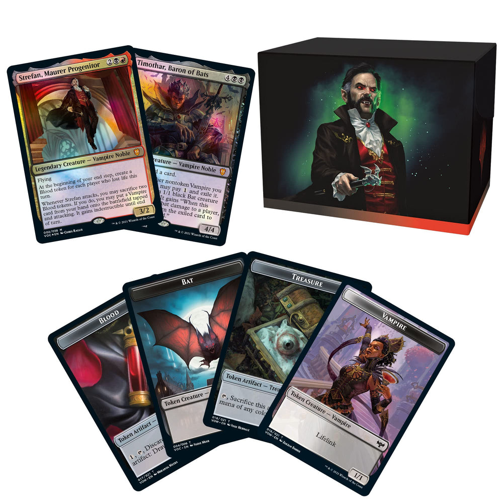 Magic: The Gathering Vampiric Bloodline Display Commander centerpiece with collectible appeal.