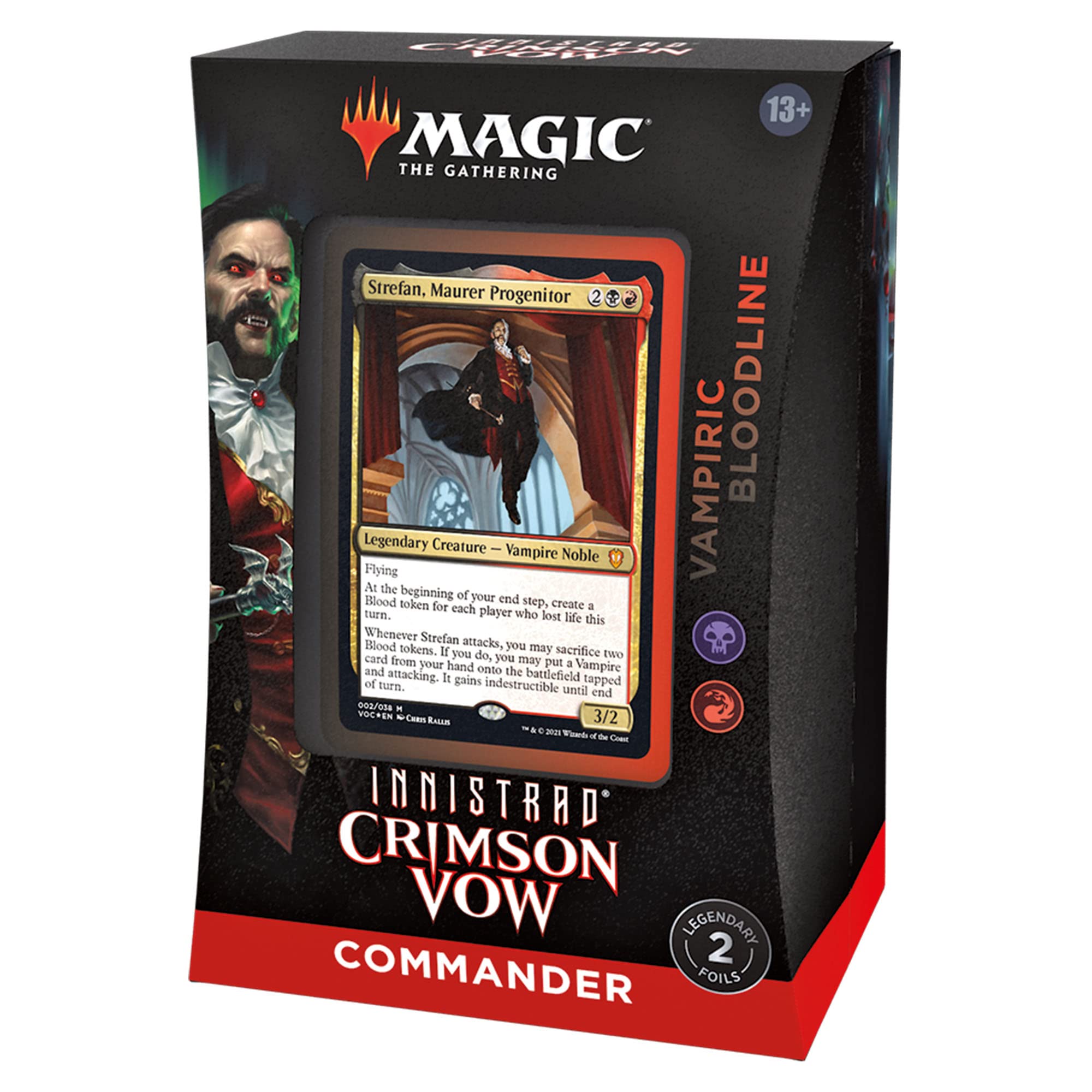 Magic: The Gathering Vampiric Bloodline tokens set for tracking actions.