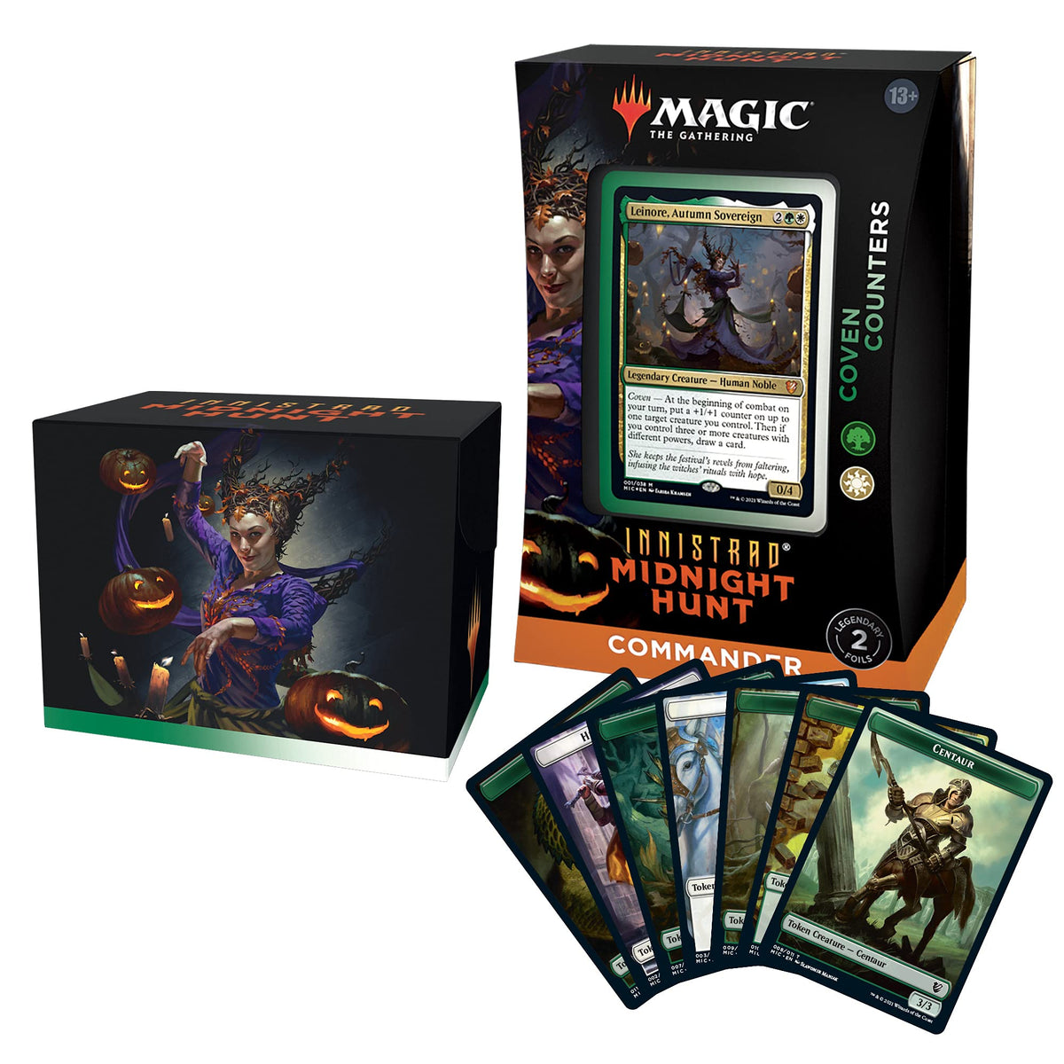 Magic: The Gathering Coven Counters GW deck cover showcases premium foil-etched commander for collectors