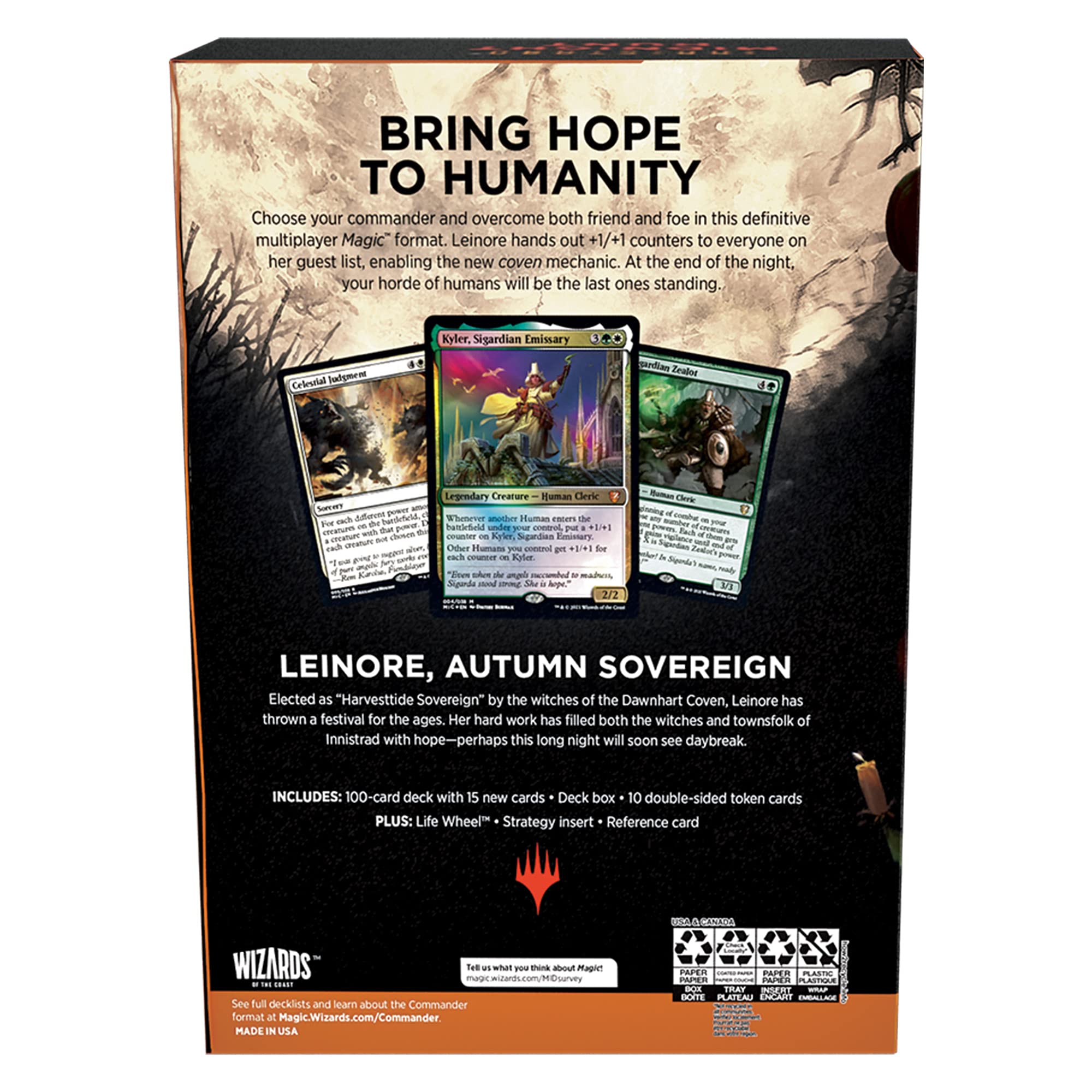 Magic: The Gathering 10 double-sided tokens accompany gameplay and deckbuilding